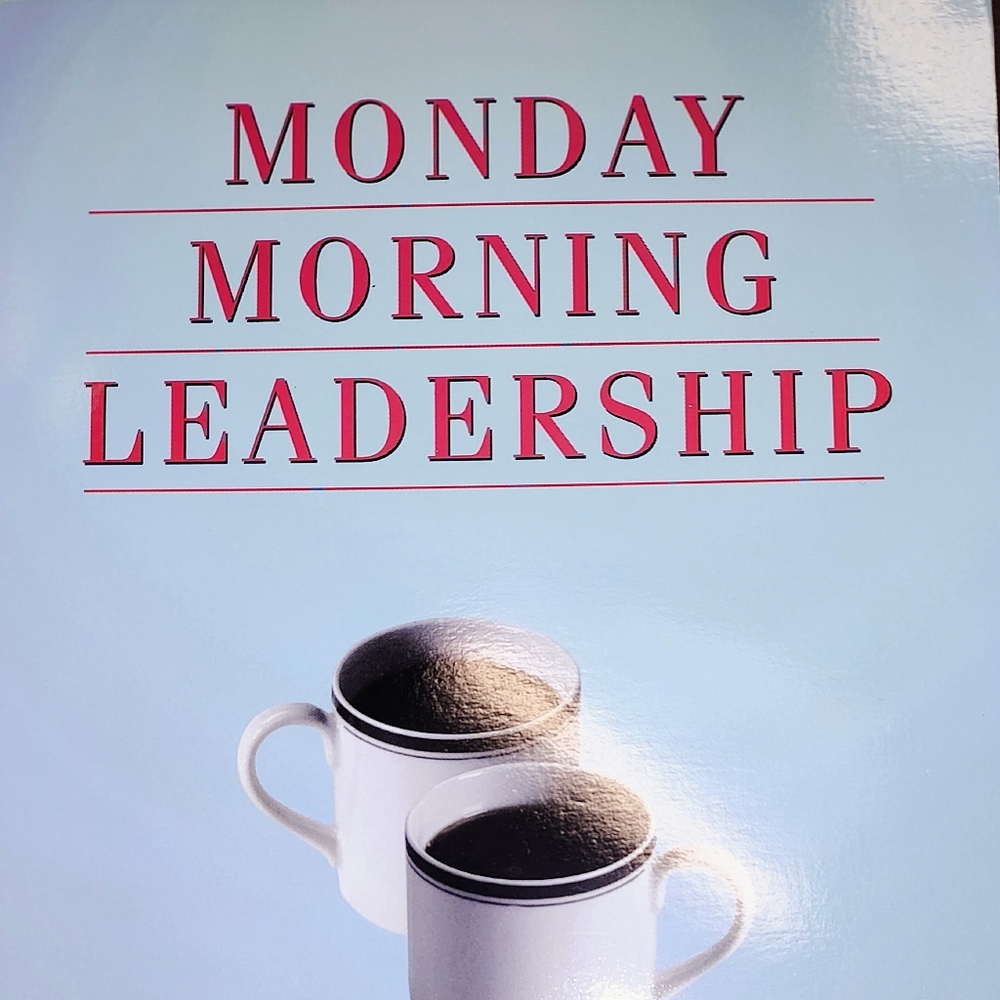 Leadership Book with Coffee Mug Design